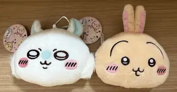 치이카와 (먼작귀) 봉제 인형 패스케이스 파우치 2종 세트