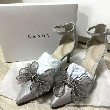 RANDA 실버 3WAY 리본 세퍼레이트 펌프스