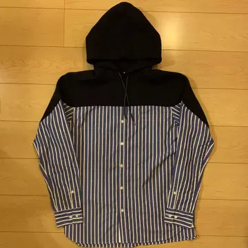 [ 새상품급 ] sacai 셔츠 후드티 스트라이프