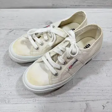 [ 새상품 ] SUPERGA 스페르가 화이트 35 경량 22.5cm