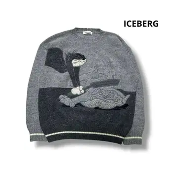 ICEBERG 니트 스웨터 톰과 제리 이탈리아제