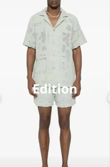 새상품급 Edition [ OAS ] 반팔 셔츠 라이트 그린