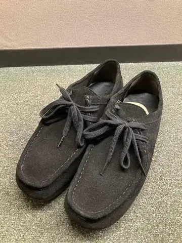 [ 새상품 ] GU 리얼 가죽 모카신 신발 블랙 26cm