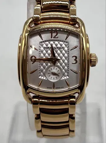 해밀턴 HAMILTON 손목시계 골드 버글리 쿼츠