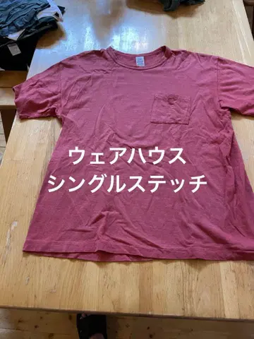 빅사이즈 WAREHOUSE 빨간색 T셔츠 L사이즈