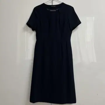 새상품급 블랙갤러리 수험 면접 포멀 원피스 다크 네이비 9호