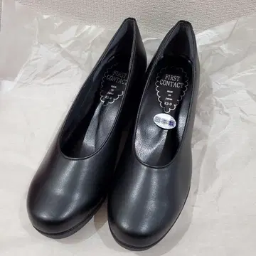 FIRST CONTACT 블랙 플랫슈즈 23.0cm
