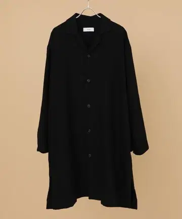 다크 그레이 롱 기장 셔츠
