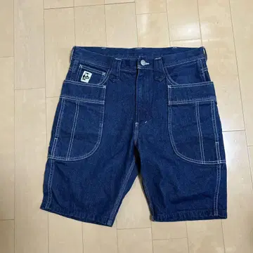 CHUMS 데님 하프 팬츠