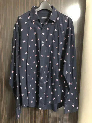 BLACK LABEL CRESTBRIDGE 네이비 하트 무늬 셔츠