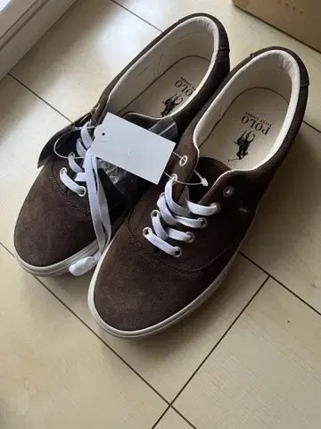 Polo 브라운 스웨이드 스니커즈