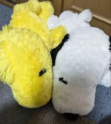 스누피.우드스탁 봉제 인형 2개
