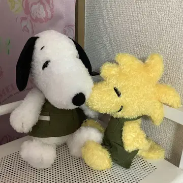 피넛츠 카페 스누피 봉제 인형 우드스탁