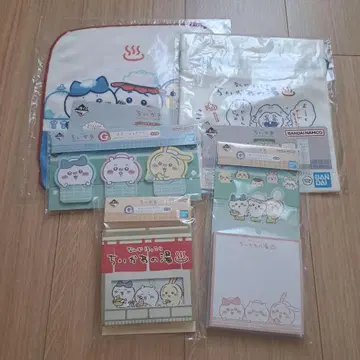 치이카와 제일복권 복조리 문구류 타월