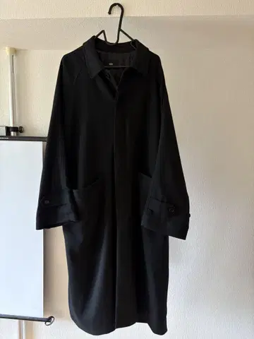 HARE 블랙 스텐카라 코트