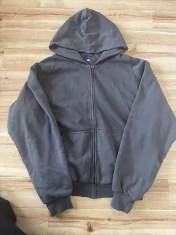 컨디션 최상 YZY ZIP UP HOODIE 다크 그레이 M