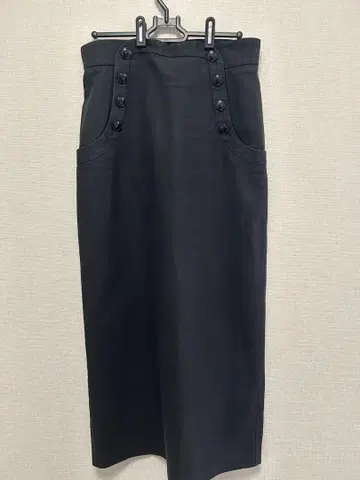 mamekurogouchi cotton linen twill skirt