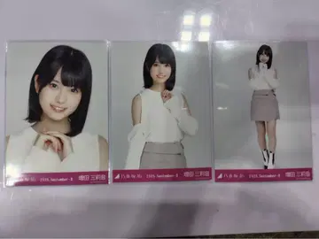 마스다 미리오 노기자카46 어깨 트임 상의 랜덤 브로마이드 3종 컴프