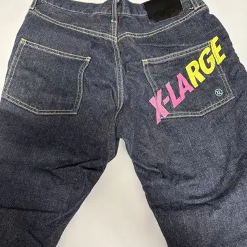 X-LARGE 다크 데님 청바지 30