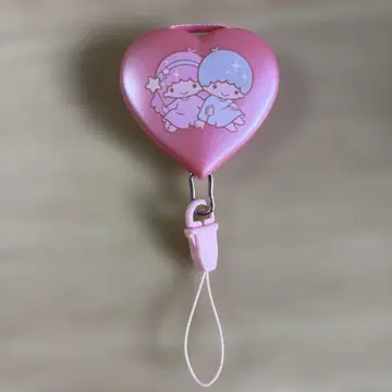 산리오 수납식 넥스트랩 리틀트윈스타 하트 키키라라