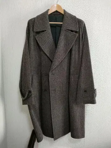 marka 트렌치코트 헤링본 브라운