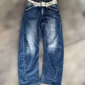 SCULPTOR Beaded waist Denim