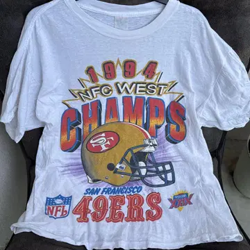 1994 NFC WEST CHAMPS 샌프란시스코 49ers 티셔츠