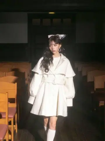 BUBBLES 케이프 자켓 코트