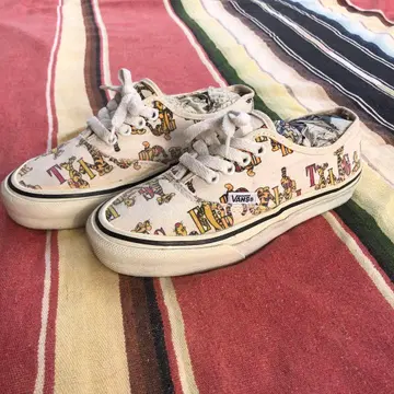 레어 VANS 디즈니 캐릭터 티거 패턴 스니커즈