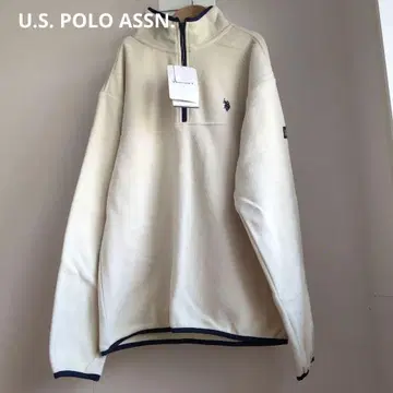 U.S. POLO ASSN. 남성용 별주 원포인트 자수 플리스