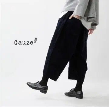 [ Gauze ] 거즈 코듀로이 찰리 팬츠 네이비