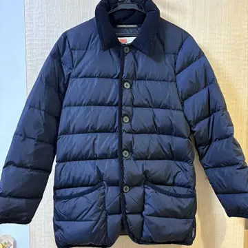 Traditional Weatherwear 네이비 다운 자켓 36