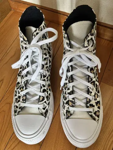 컨버스 올스타 척테일러 표범 무늬 하이컷 한국