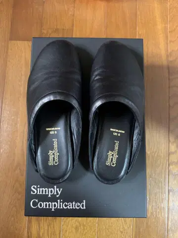 simplycomplicated relux mule black US8