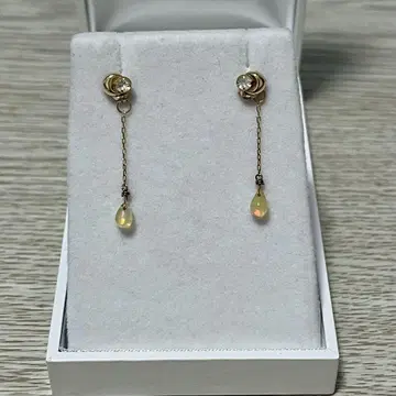 K10 문스톤 x 오팔 귀걸이 체인