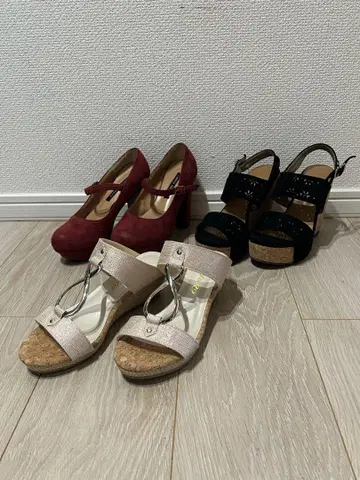여성용 신발 샌들 펌프스 묶음 판매 S 사이즈 22.5cm~23cm