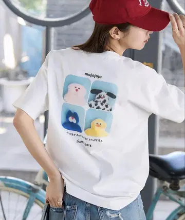 mojojojo 백프린트T셔츠