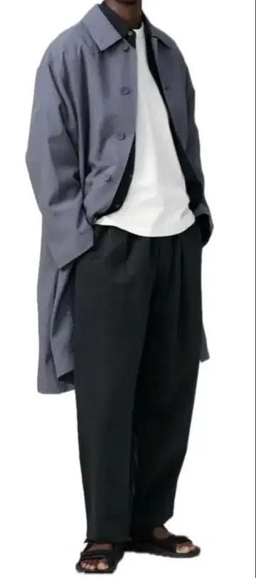 UNIQLO U 라이트웨이트 맨투맨 와이드 팬츠 M