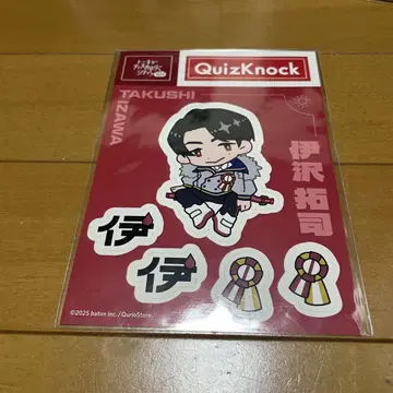 QuizKnock 스티커 TDC 이자와 타쿠지