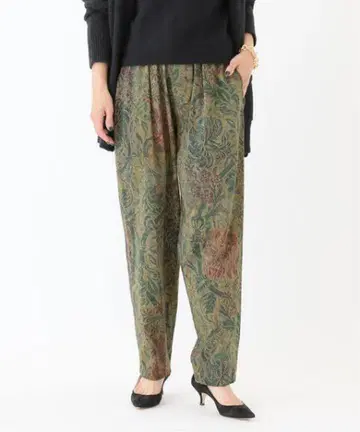 [ 새상품급 ] 피에르 루이 마샤 보태니컬 무늬 팬츠