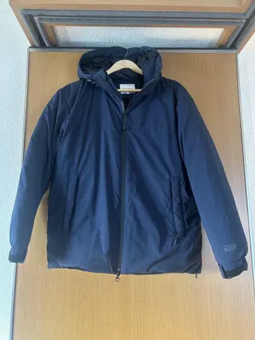 THE SHOP TK 다운 자켓 네이비 후드 부착