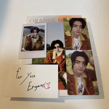 enhypen 성훈 트레이딩 카드 orangeblood