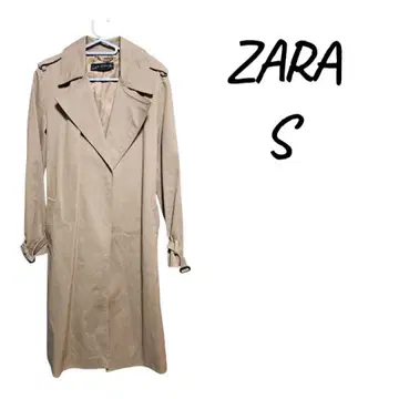 [ 새상품급 ] ZARA 베이지 트렌치코트 S!! 벨트 포함