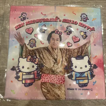 [ 미사용 새상품 ] 마츠켄 삼바 x 헬로키티 콜라보 손수건