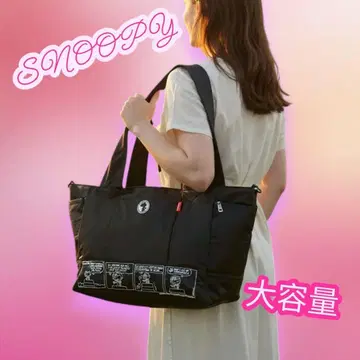 스누피 뮤지엄 [새상품] 블랙 쥬케로 숄더백 콜라보 블랙