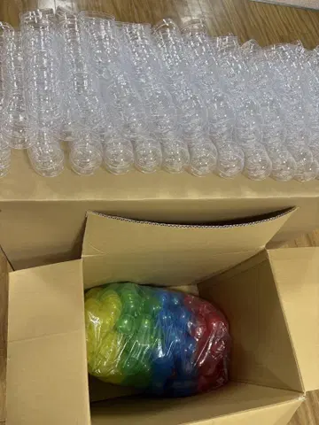 가챠가챠 빈 캡슐 65 컬러 500개
