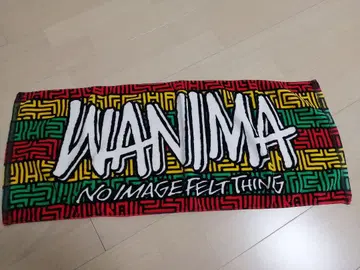 WANIMA 타월 NO IMAGE FELT THING 컬러풀