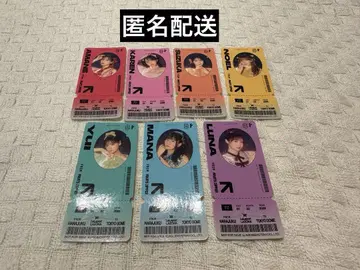 FRUITS ZIPPER 티켓풍 스티커 7장 세트