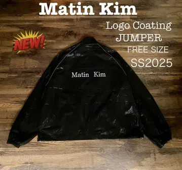 MATIN KIM LOGO COATING JUMPER