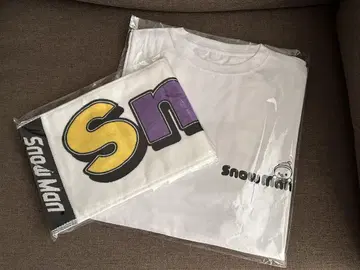 Snow Man Snow World 티셔츠 로고 Ver. & 머플러 타월